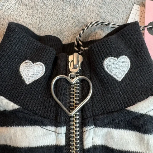 NWT Lazy Oaf Ruffle Sweater Dress Black Size Small - Picture 6 of 15